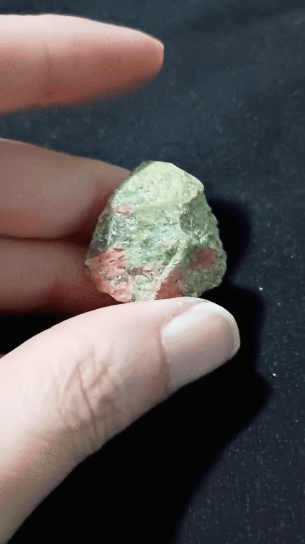 Unakite Healing Crystal, Raw, 1 Stone, video clip