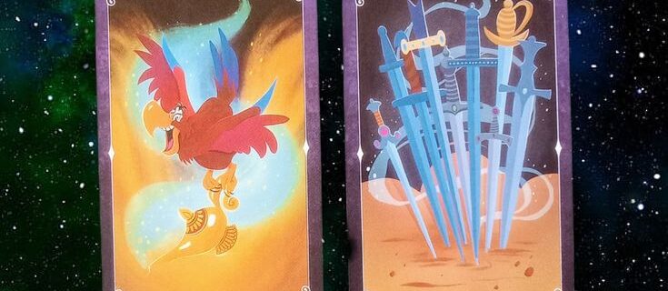 A Message from the Universe ~ Bite Your Tongue, Disney Villain Tarot Cards