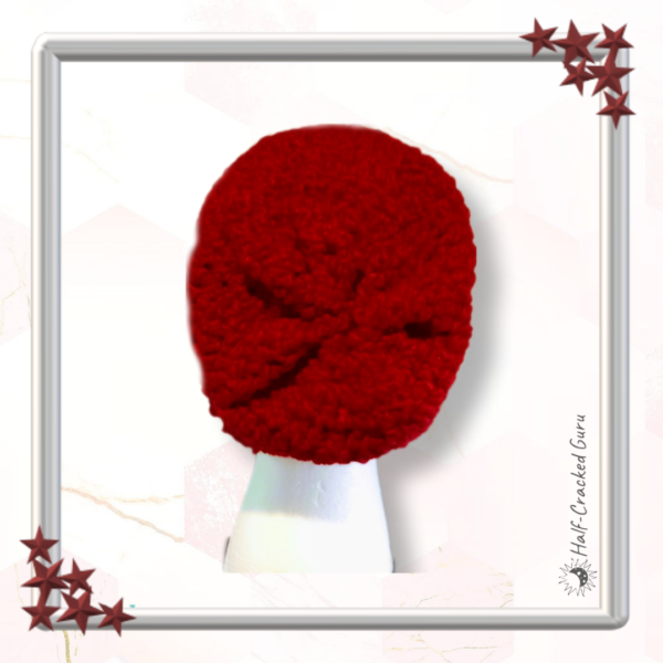 Red Slouch Hat Back