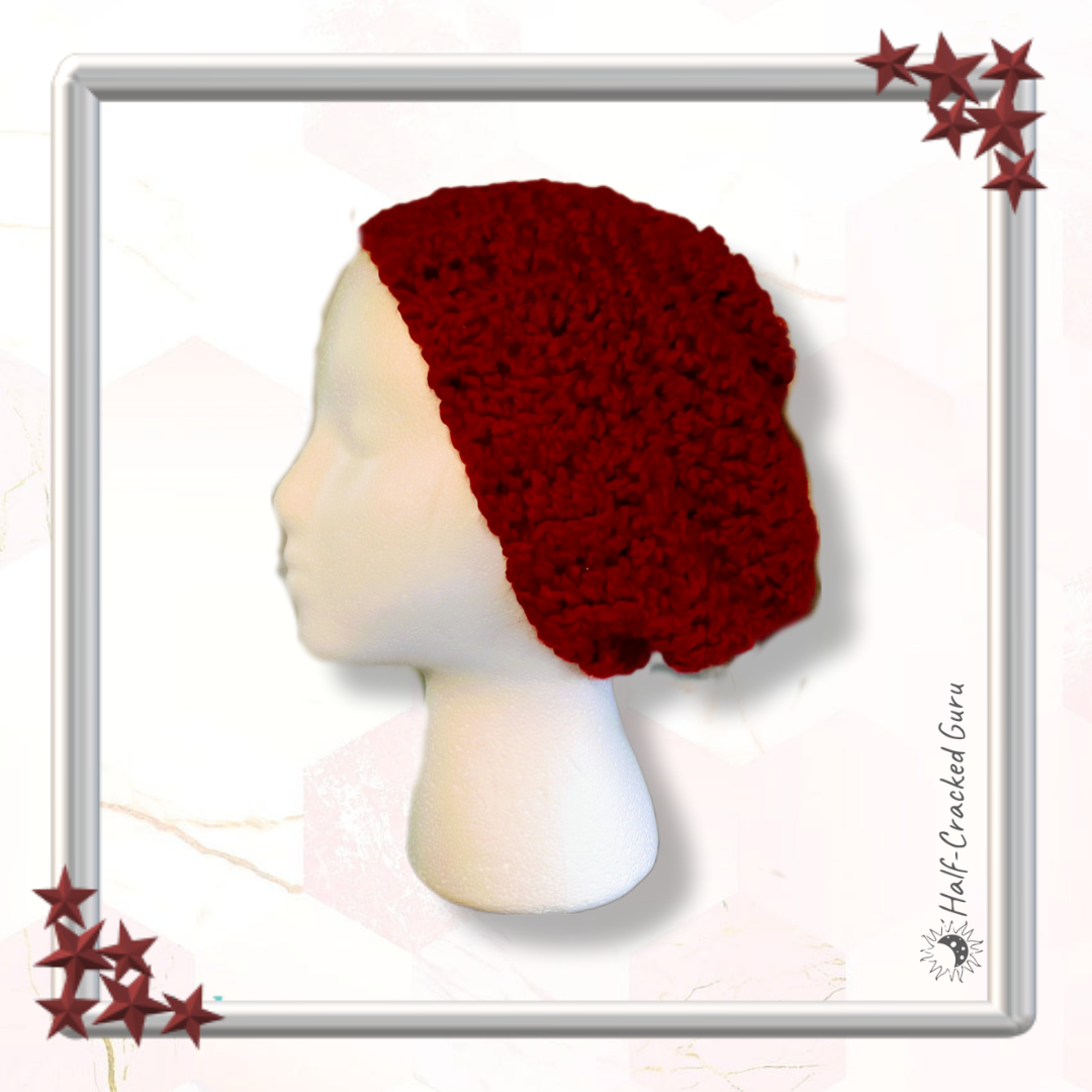 Red Slouch Hat Side