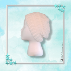 White Slouch Hat Side