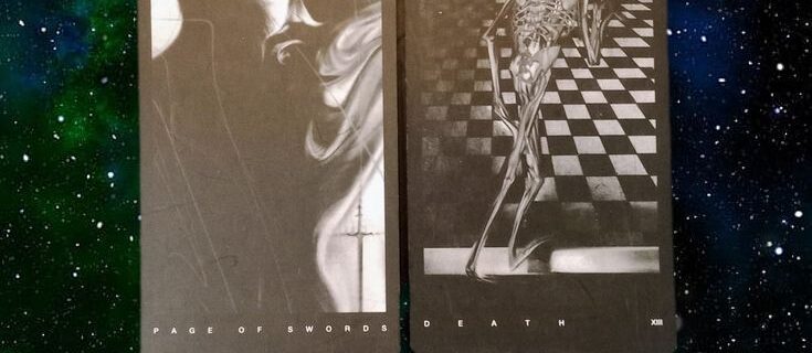 Black Tarot Cards