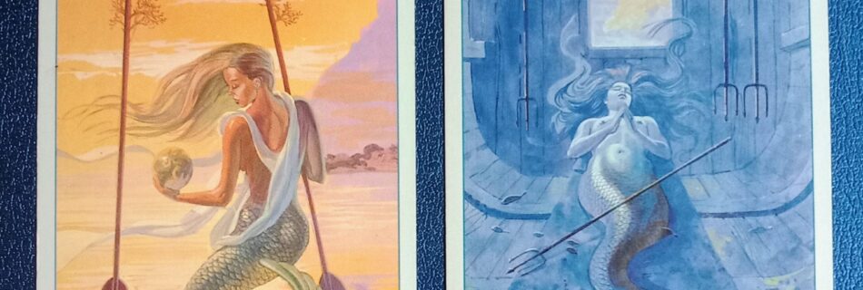 A Message from the Universe - 2 of Wands (reversed) and 4 of Swords