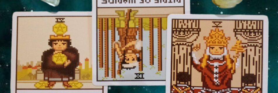 A Message from the Universe ~ Putting the Past Away, 8 Bit Tarot