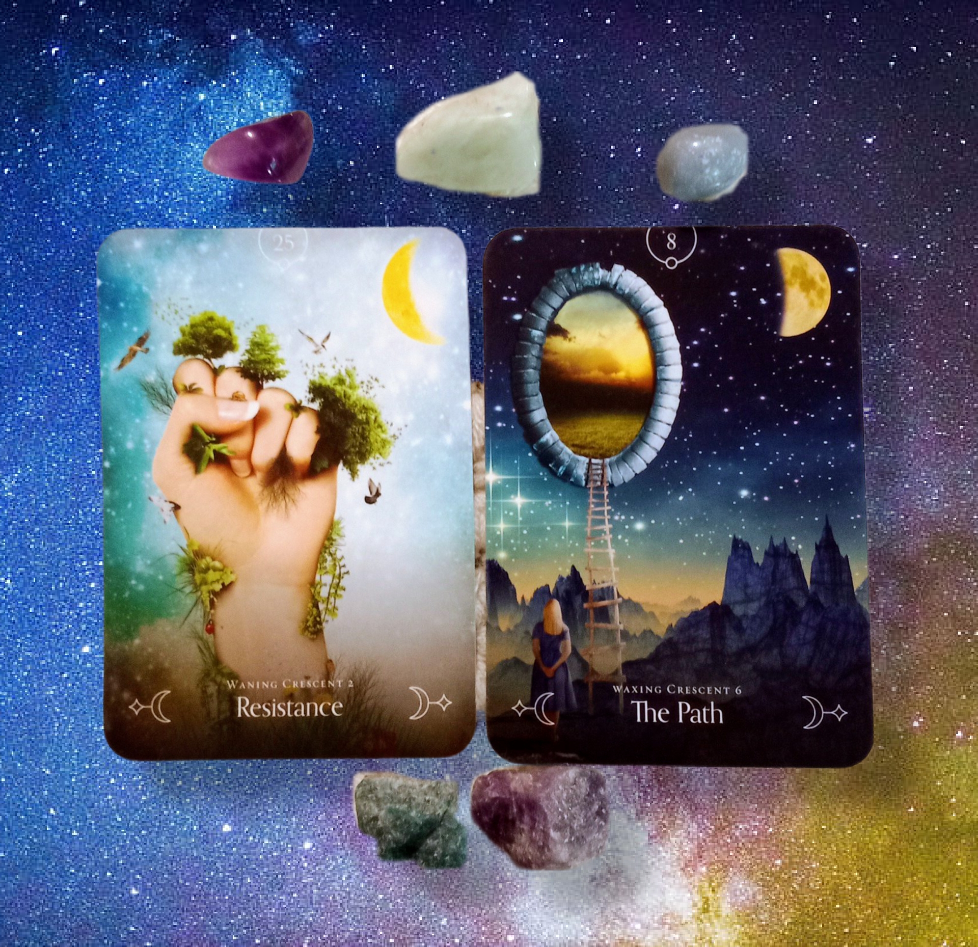 A Message from the Universe ~ Obstacles and Self-Doubt, Elemental Oracle Cards