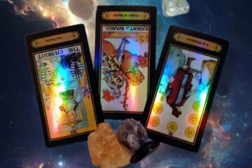 A Message from the Universe ~ Busy Does Not Equal Productive, Holographic Tarot Cards
