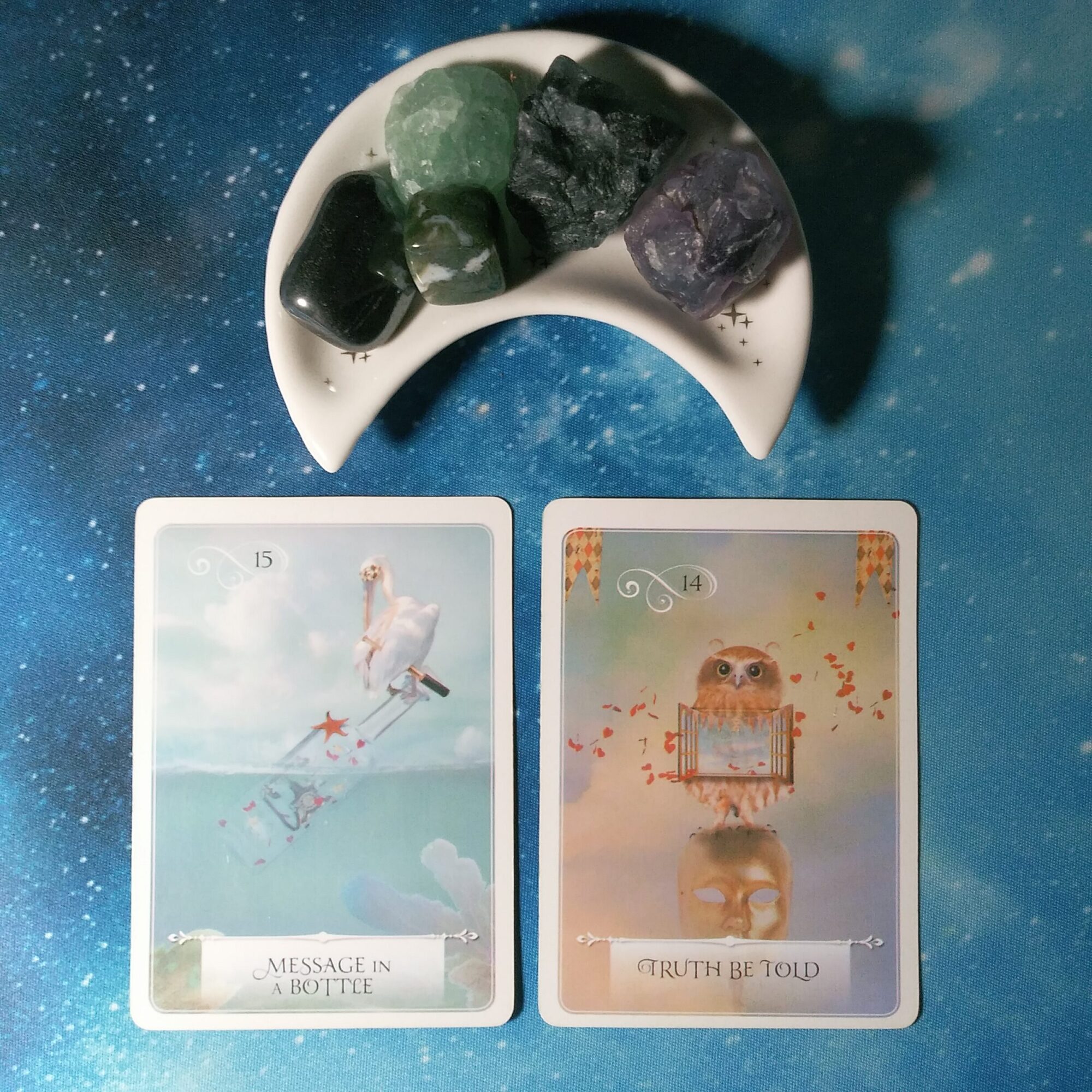 A Message from the Universe ~ Messages and Triggers, Wisdom of the Oracle cards