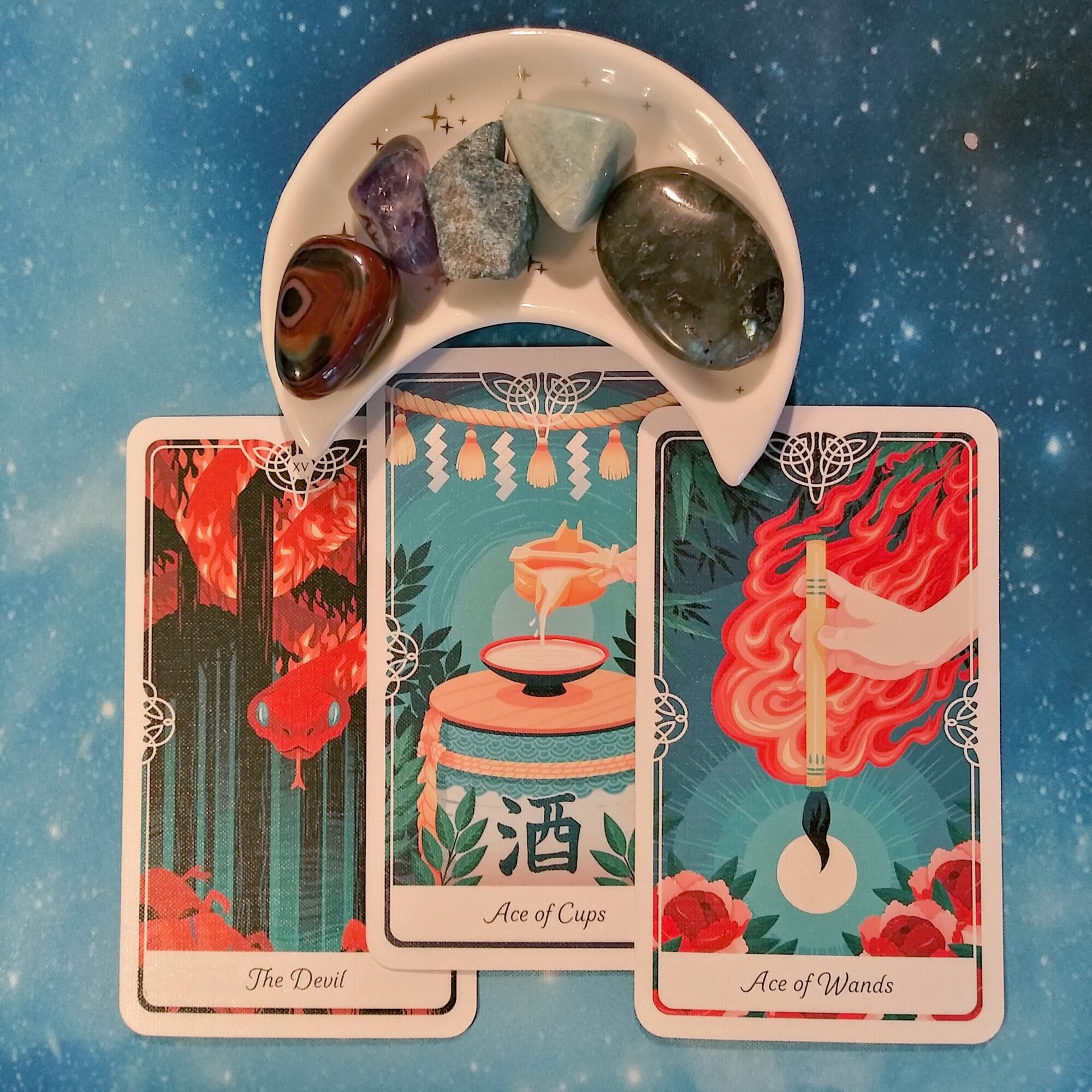 A Message from the Universe ~ An Overflowing Cup, Tarot of the Divine Cards