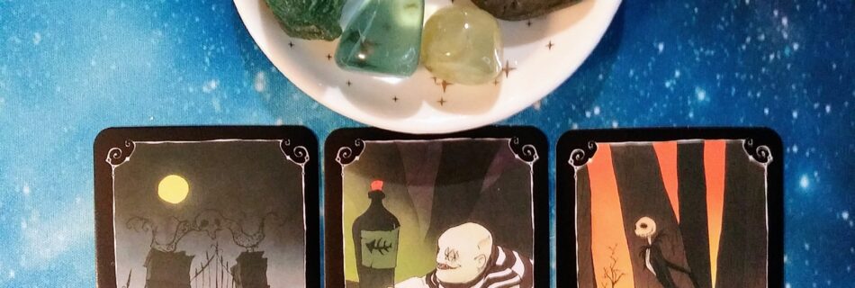 A Message from the Universe ~ Don't give up! Nightmare Before Christmas Tarot Cards
