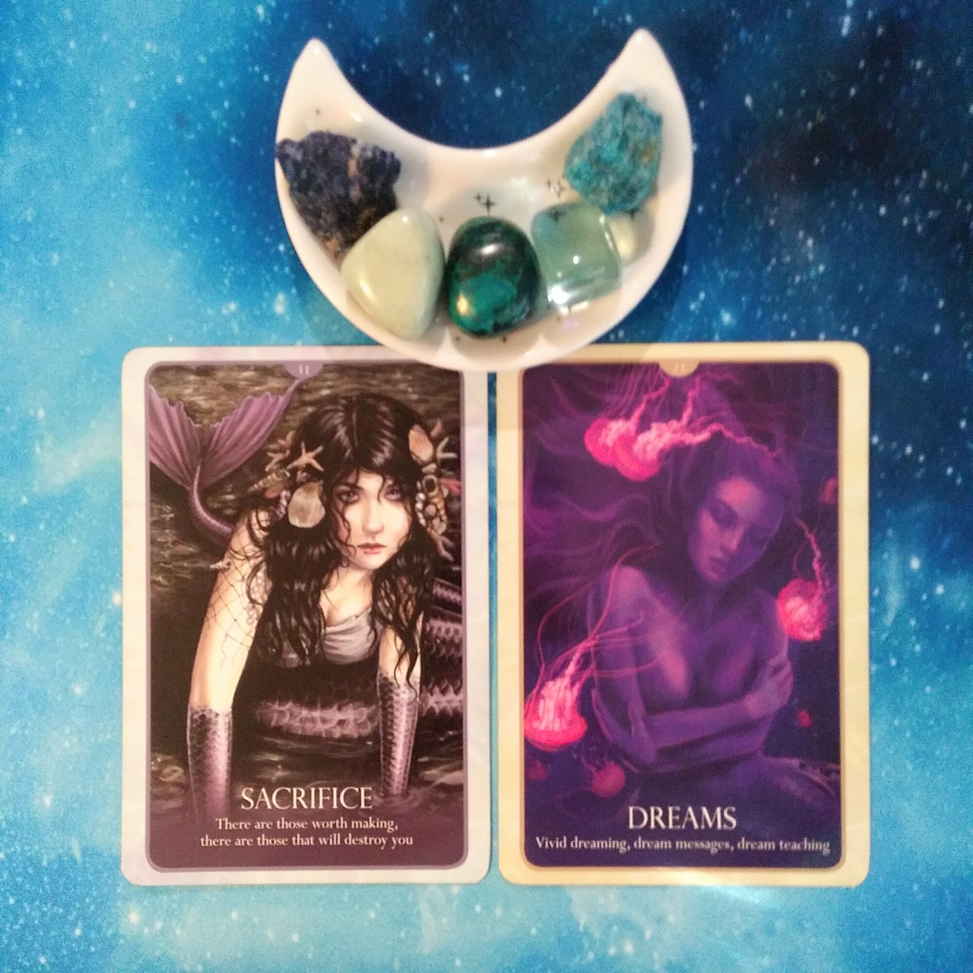 A Message from the Universe ~ Using Dreams in Real Life, Oracle of the Mermaids Cards