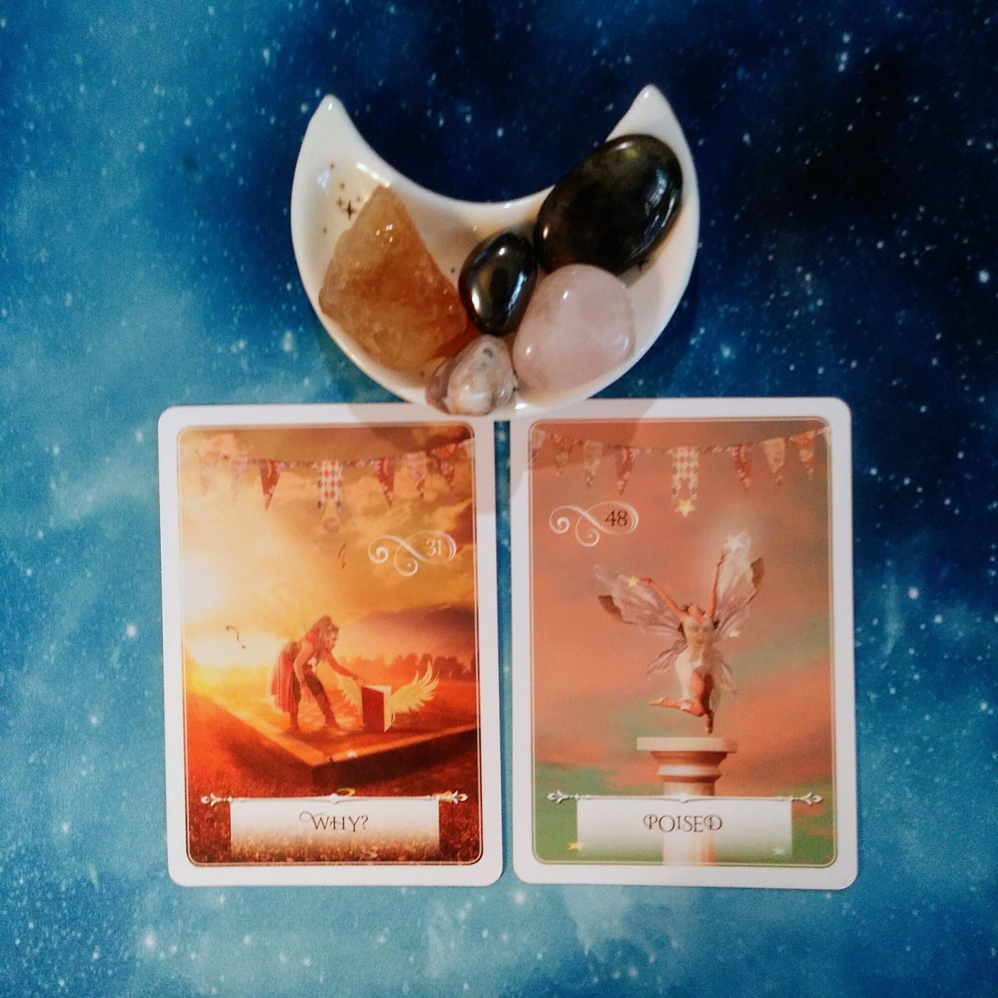 A Message from the Universe ~ Poised to Receive, Wisdom of the Oracle Cards