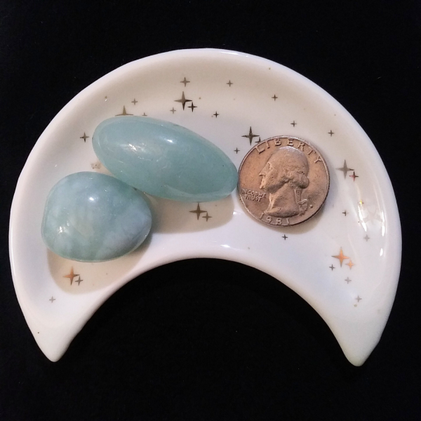 Aquamarine Healing Crystal, Tumbled, 1 Stone - Image 4