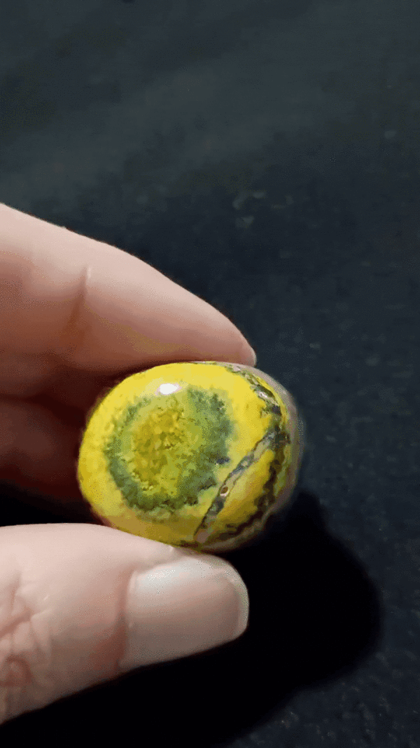 Bumblebee Jasper Healing Crystal, Tumbled, 1 Stone, video clip (1)