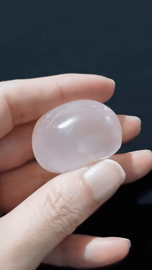 Rose Quartz Healing Crystal, Tumbled, 1 Stone, video clip