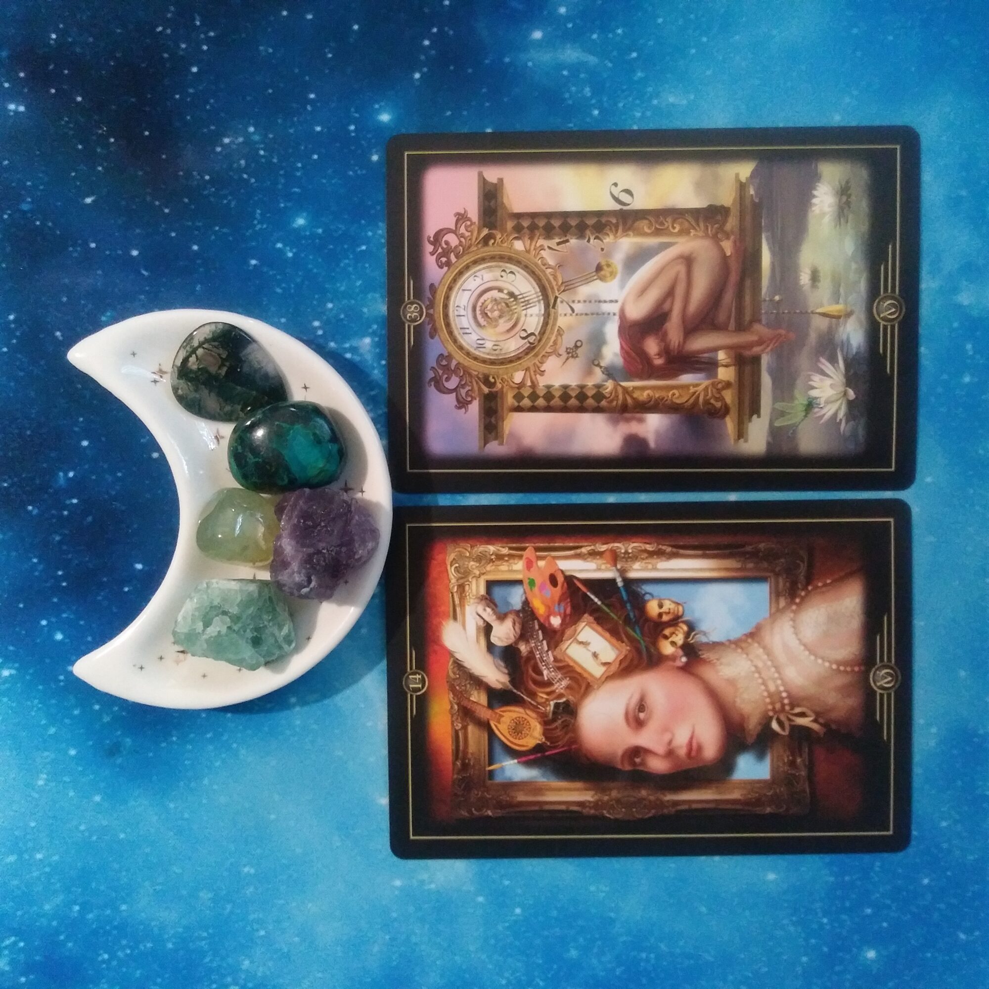 A Message from the Universe ~ Making Time for Real Life, Oracle of Visions Cards