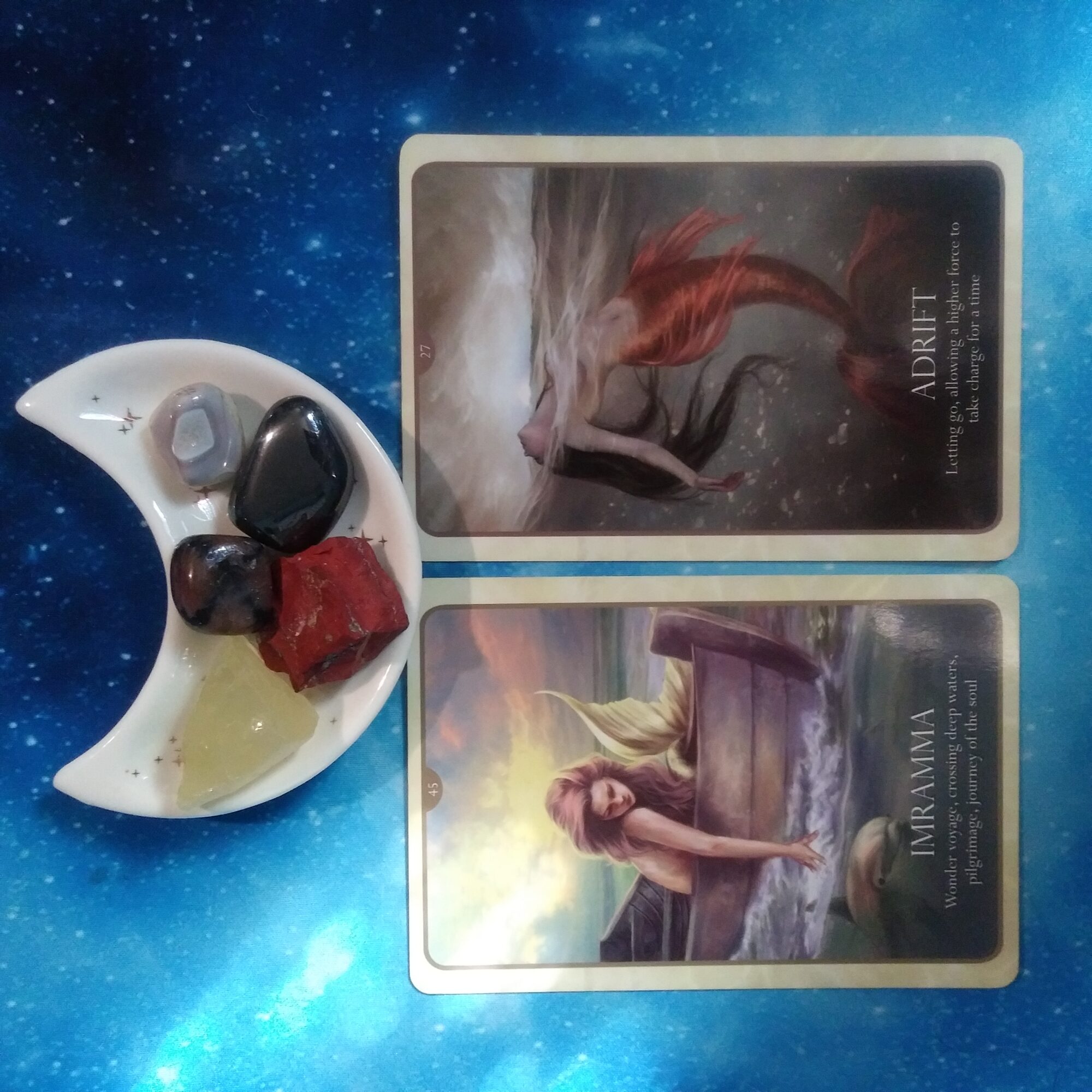 A Message from the Universe ~ Release and Flow, Oracle of the Mermaids Cards