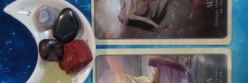 A Message from the Universe ~ Release and Flow, Oracle of the Mermaids Cards