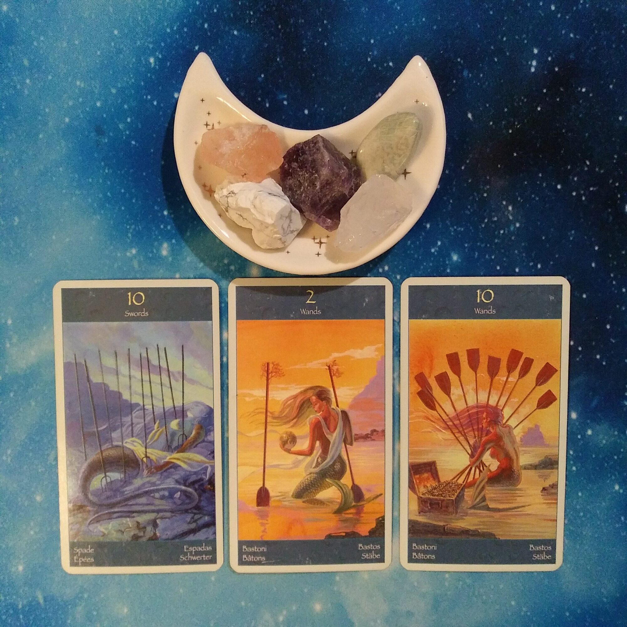 A Message from the Universe ~ New Life in Love and Light, Tarot of Mermaids Cards