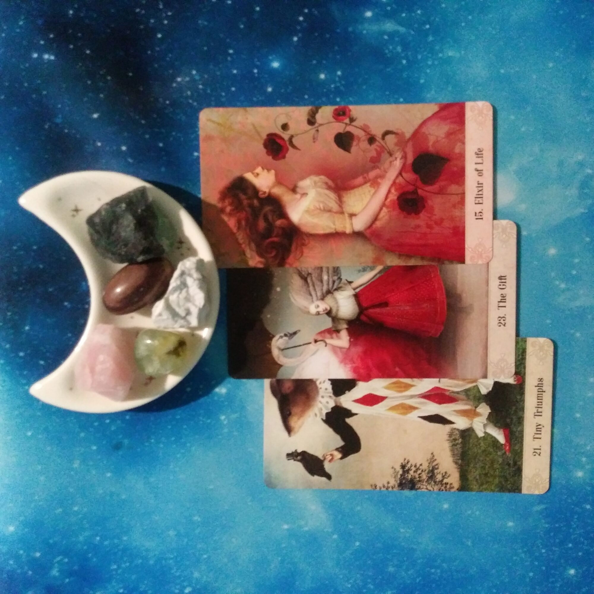 A Message from the Universe ~ Stop and Smell the Roses, Oracle of Mystical Moments Cards