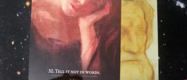 A Message from the Universe ~ Show, Don't Tell, The Prophet Oracle Cards