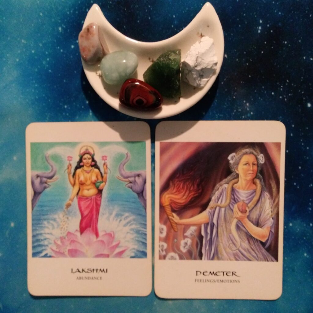 A Message from the Universe ~ Abundance is All Around You! The Goddess Oracle Cards