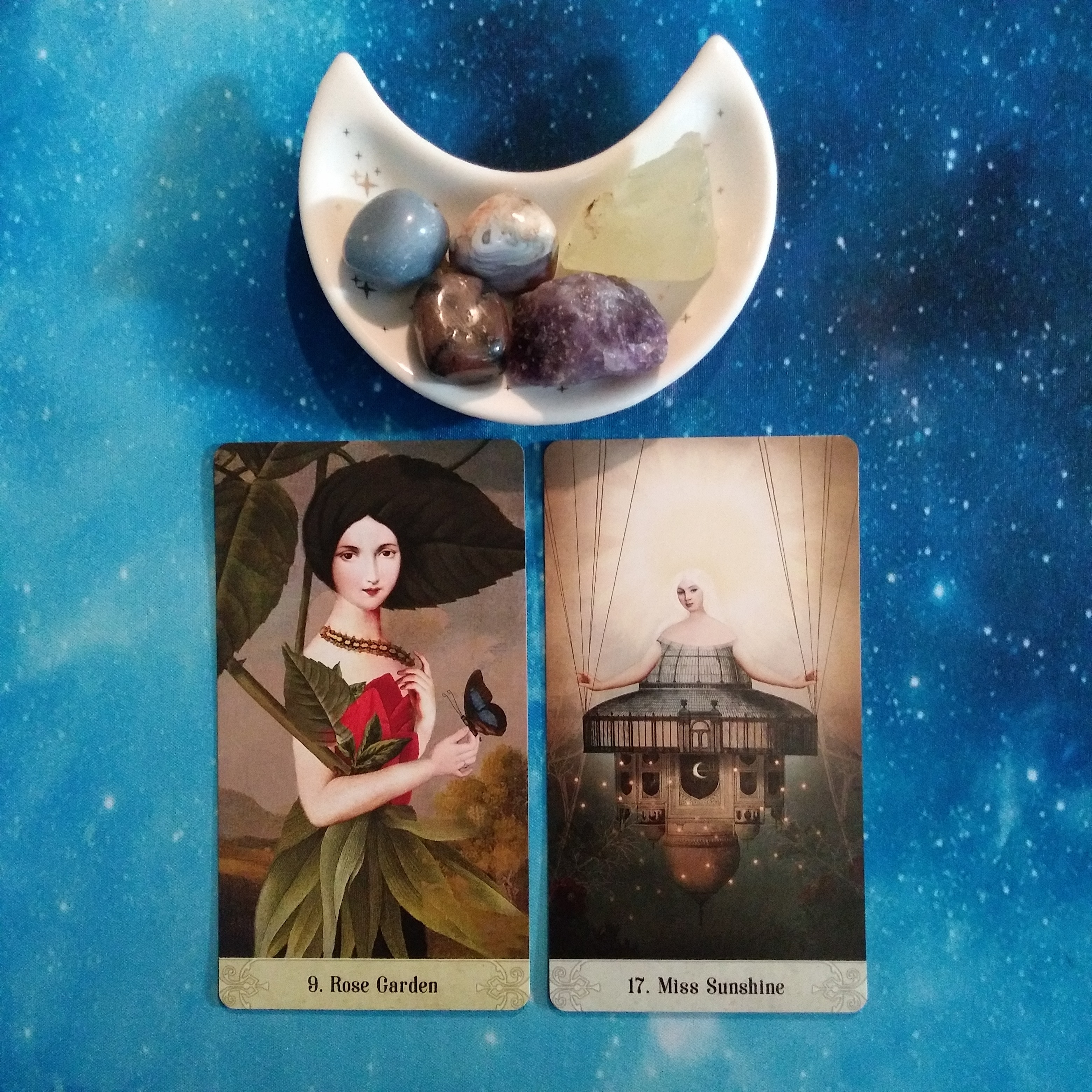 Rise Above the Darkness ~ A Message From the Universe, Oracle of Mystical Moments cards