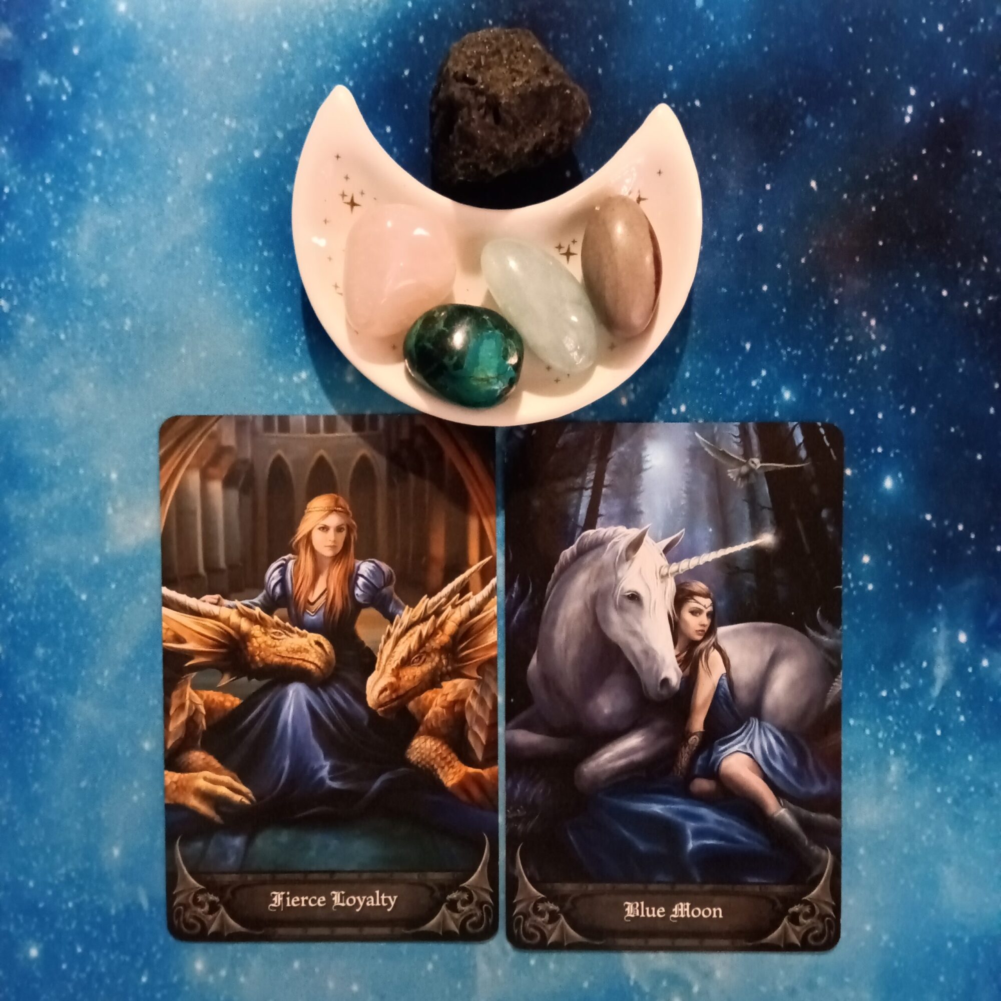 Synchronicities and a Change of Fortune! ~ A Message From the Universe, Anne Stokes Gothic Oracle cards
