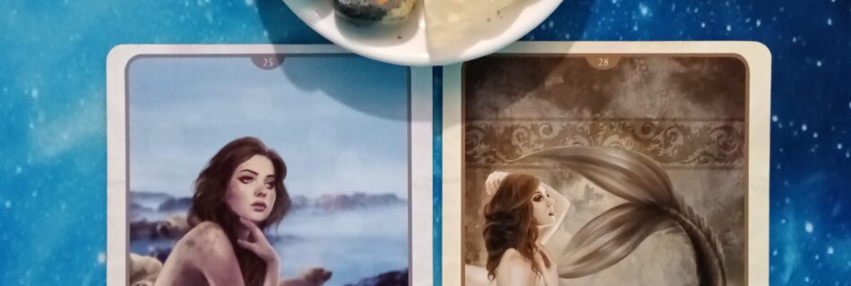 The Importance of Self-Connection ~ A Message From the Universe, Oracle of the Mermaids cards