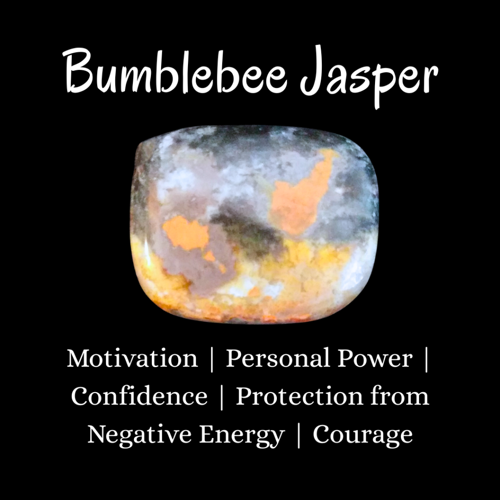 Bumblebee Jasper HEALING CRYSTAL PROPERTIES - Motivation | Personal Power | Confidence | Protection from Negative Energy | Courage