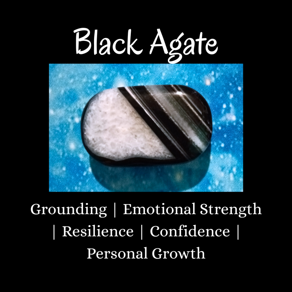 Black Agate Palm Stone, Moss Agate Healing Crystal, Guitar Pick, Aquamarine Healing Crystal, Small Tumbled, Blue Tigers Eye Healing Crystal, Tumbled, Tree Agate Healing Crystal, properties, Grounding | Emotional Strength | Resilience | Confidence | Personal Growth