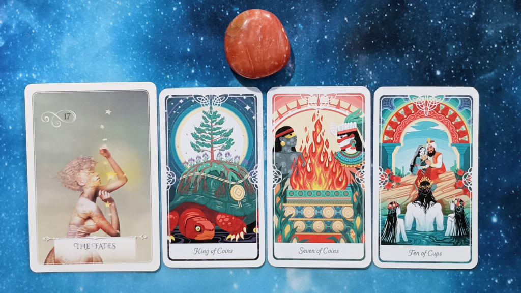 Pick-A-Card Tarot Reading for February 2026, Pile 4 - Orange Calcite All